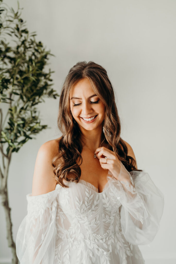bride getting ready