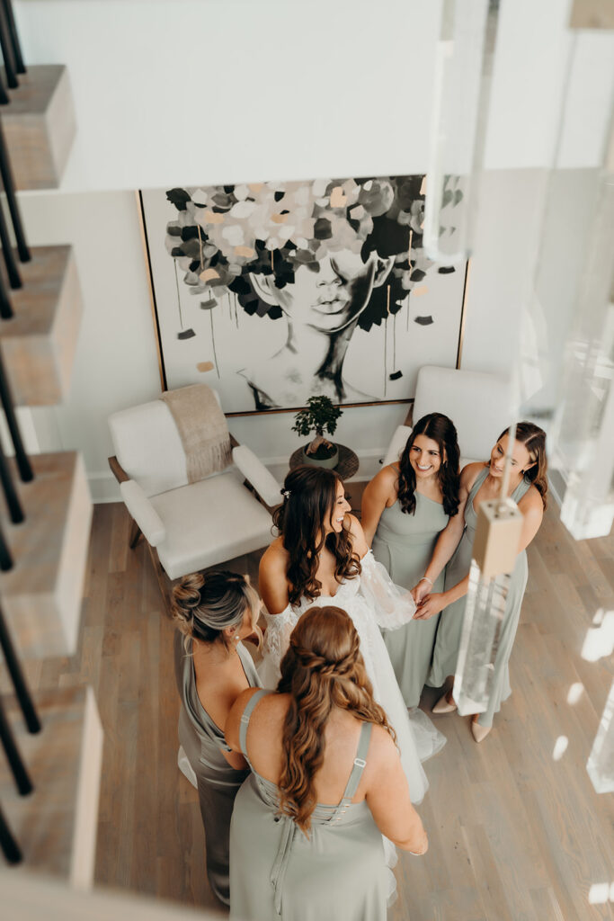 bride getting ready