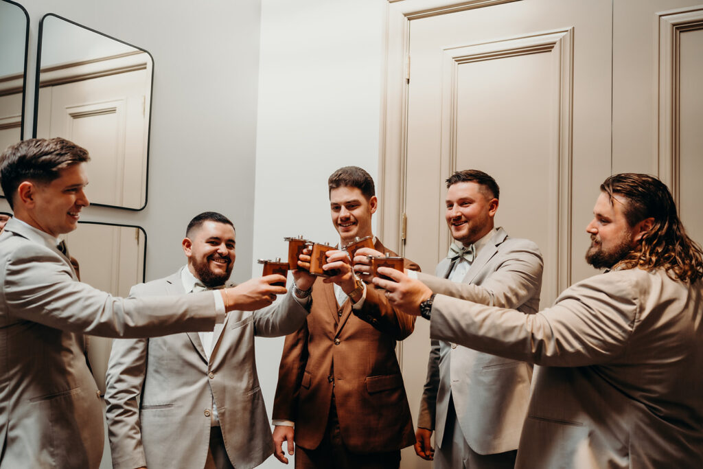 groom getting ready