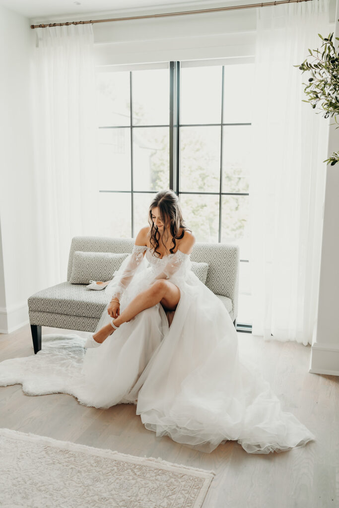 bride getting ready