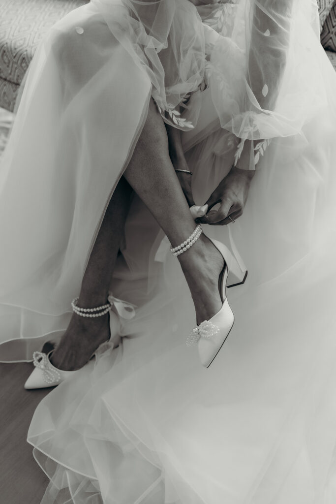 bride getting ready