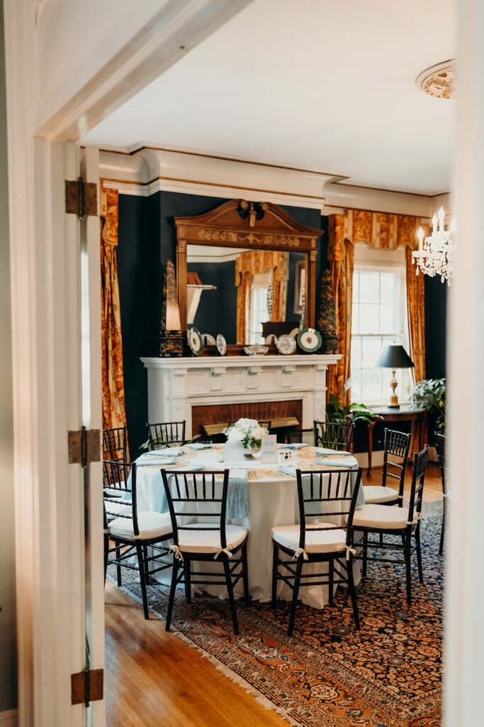 Summer wedding ceremony vintage reception decor