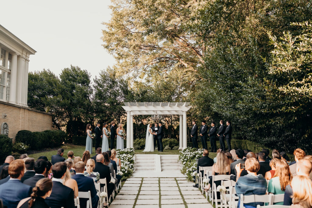 wedding ceremony at separk mansion
