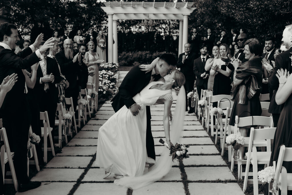 wedding ceremony at separk mansion