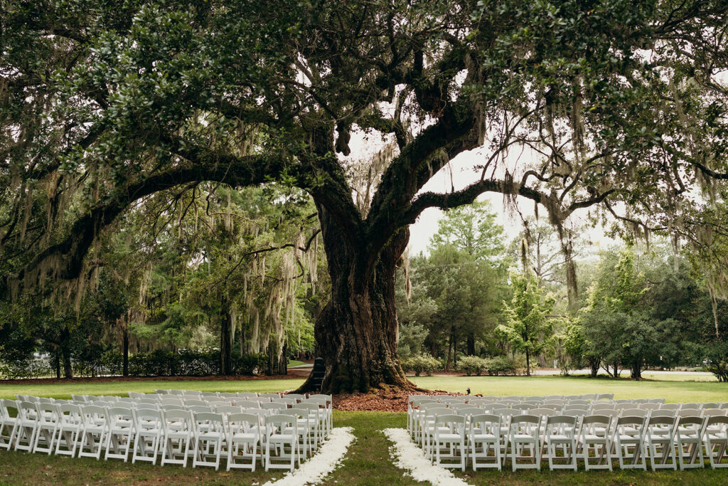 ceremony at magnolia plantation