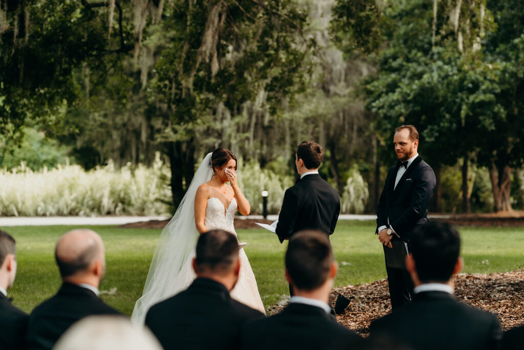 ceremony at magnolia plantation