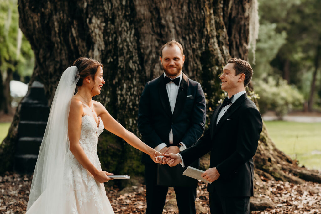 ceremony at magnolia plantation