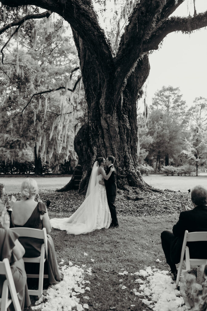 ceremony at magnolia plantation