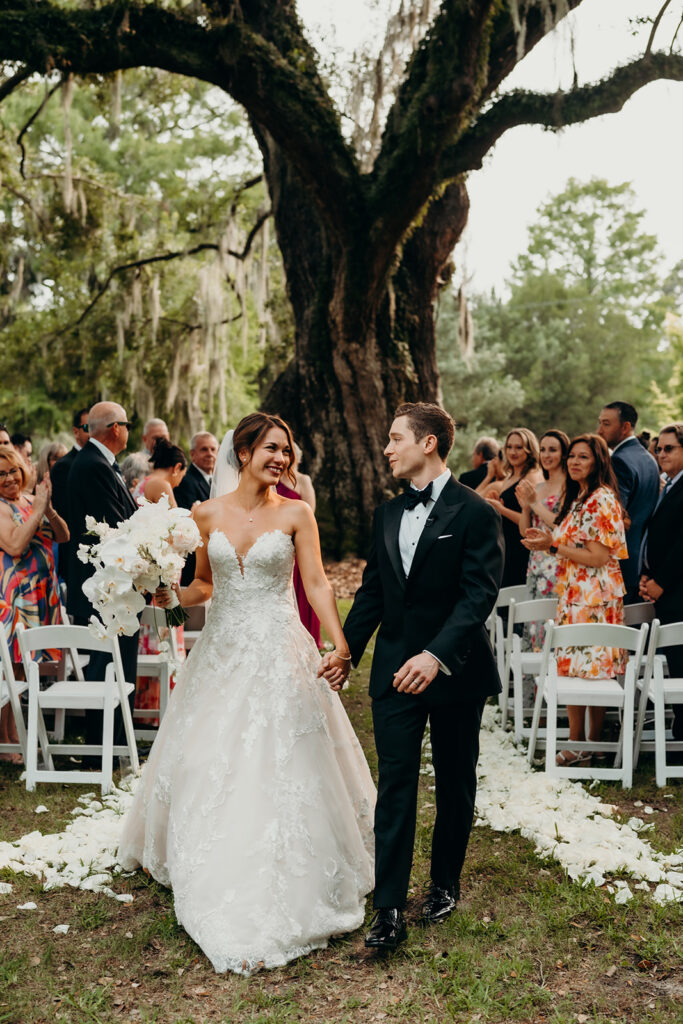 ceremony at magnolia plantation