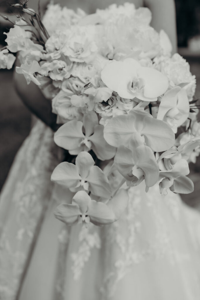bridal portraits around the gardens and under the oak trees