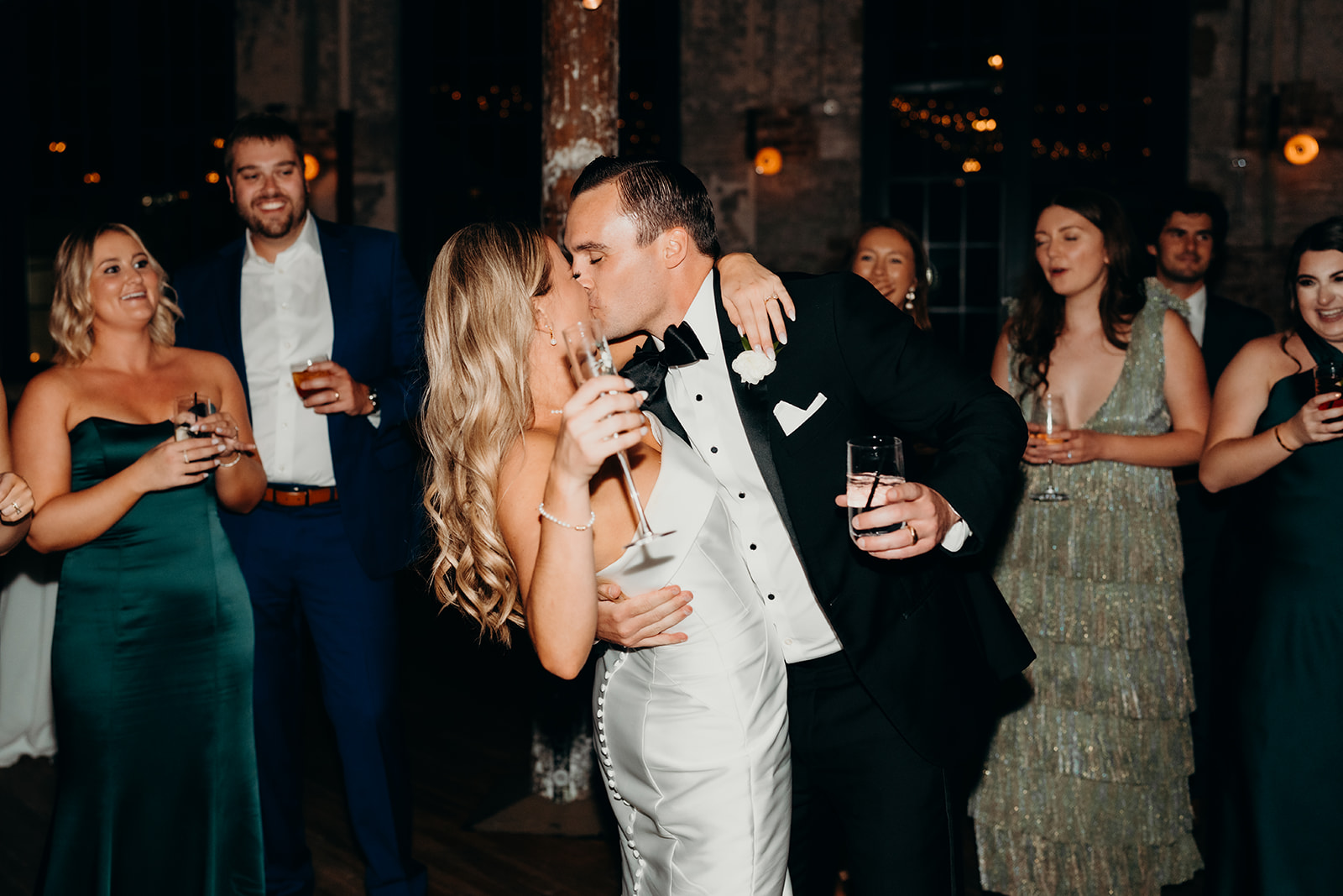 wedding reception at the cedar room