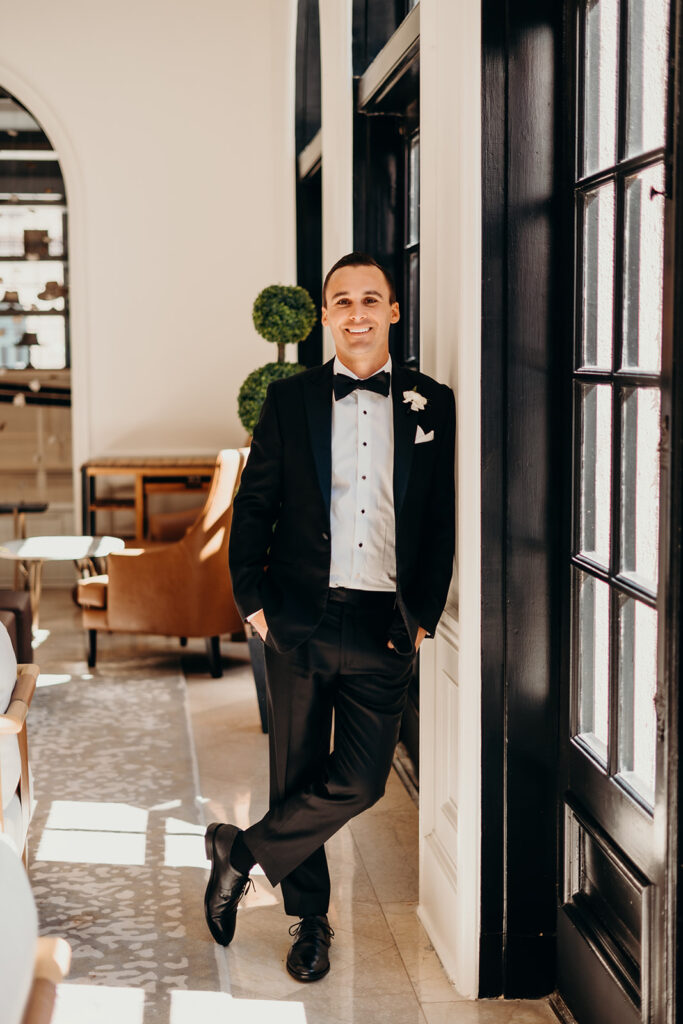 groom portrait