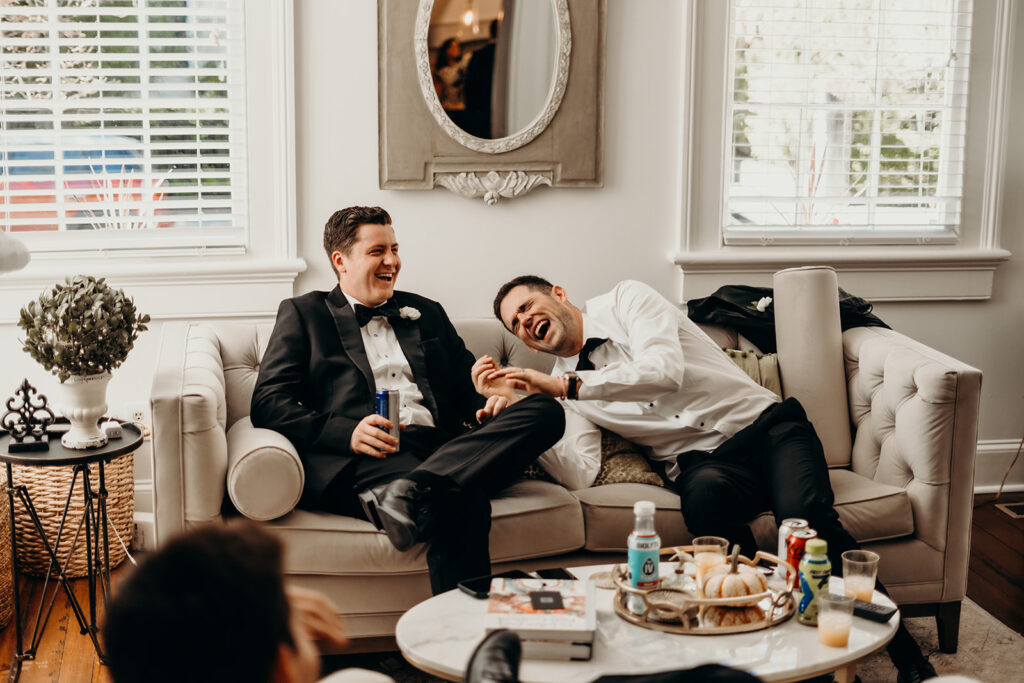 groom getting ready