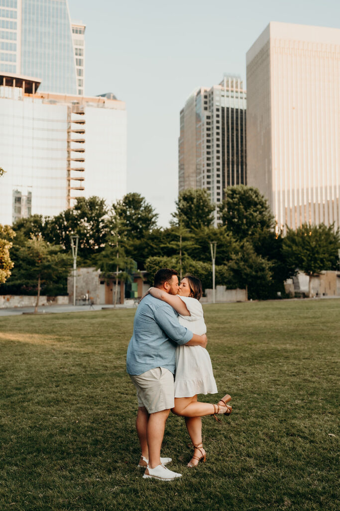 Places to propose in Charlotte NC Romare Bearden Park
