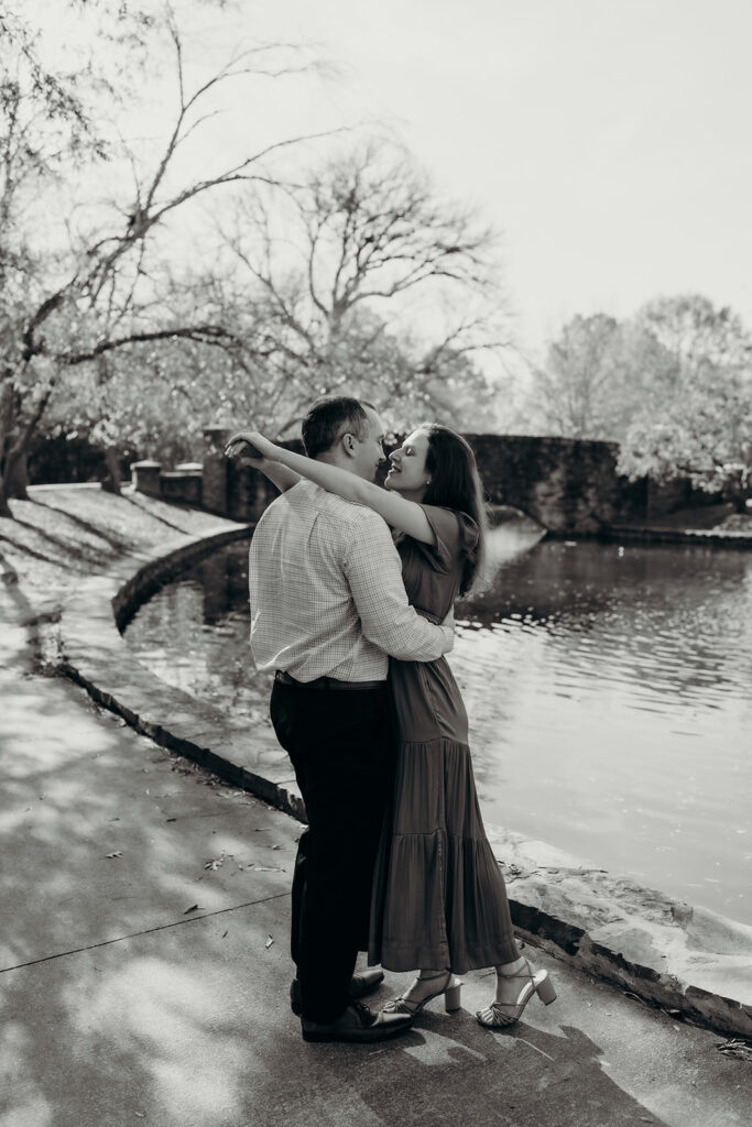 Places to propose in Charlotte NC Freedom Park by the bridge