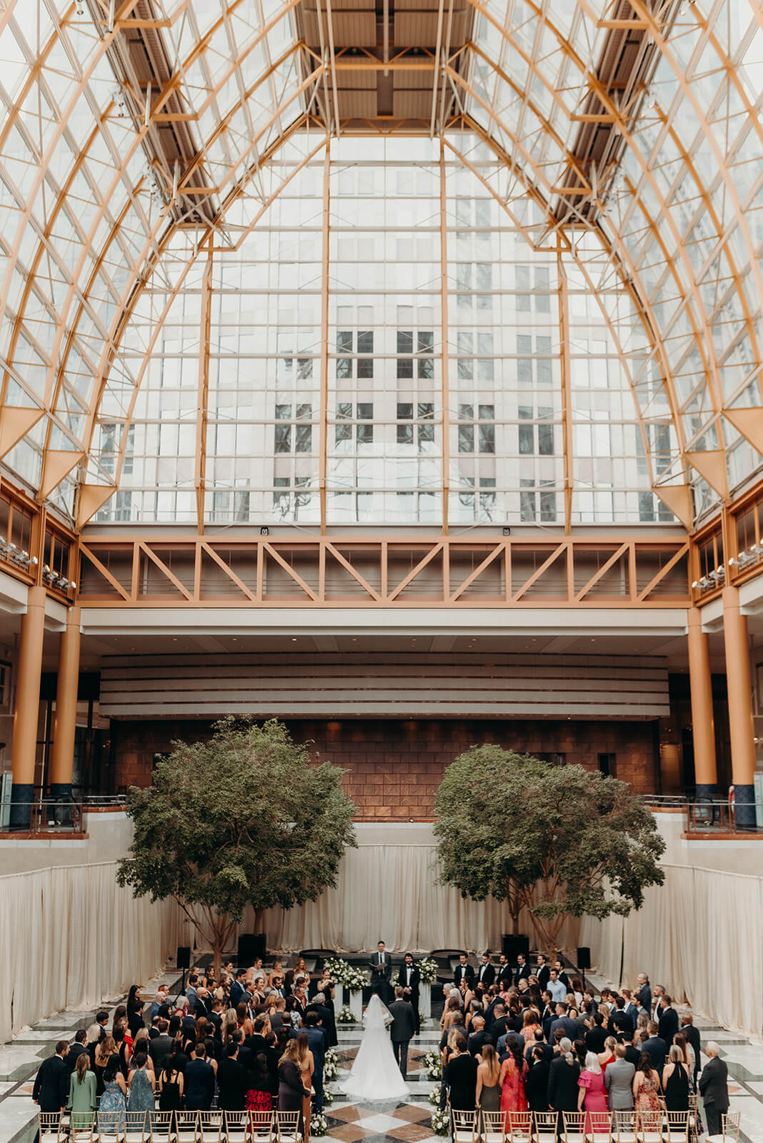 reception details at Founders Hall Charlotte