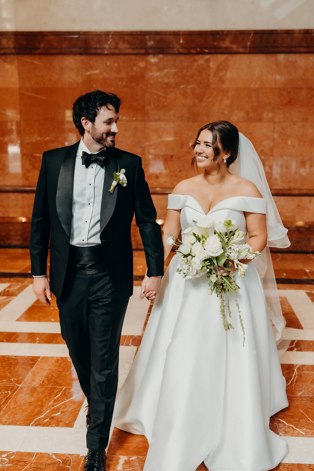 bride and groom portraits at Founders Hall Charlotte