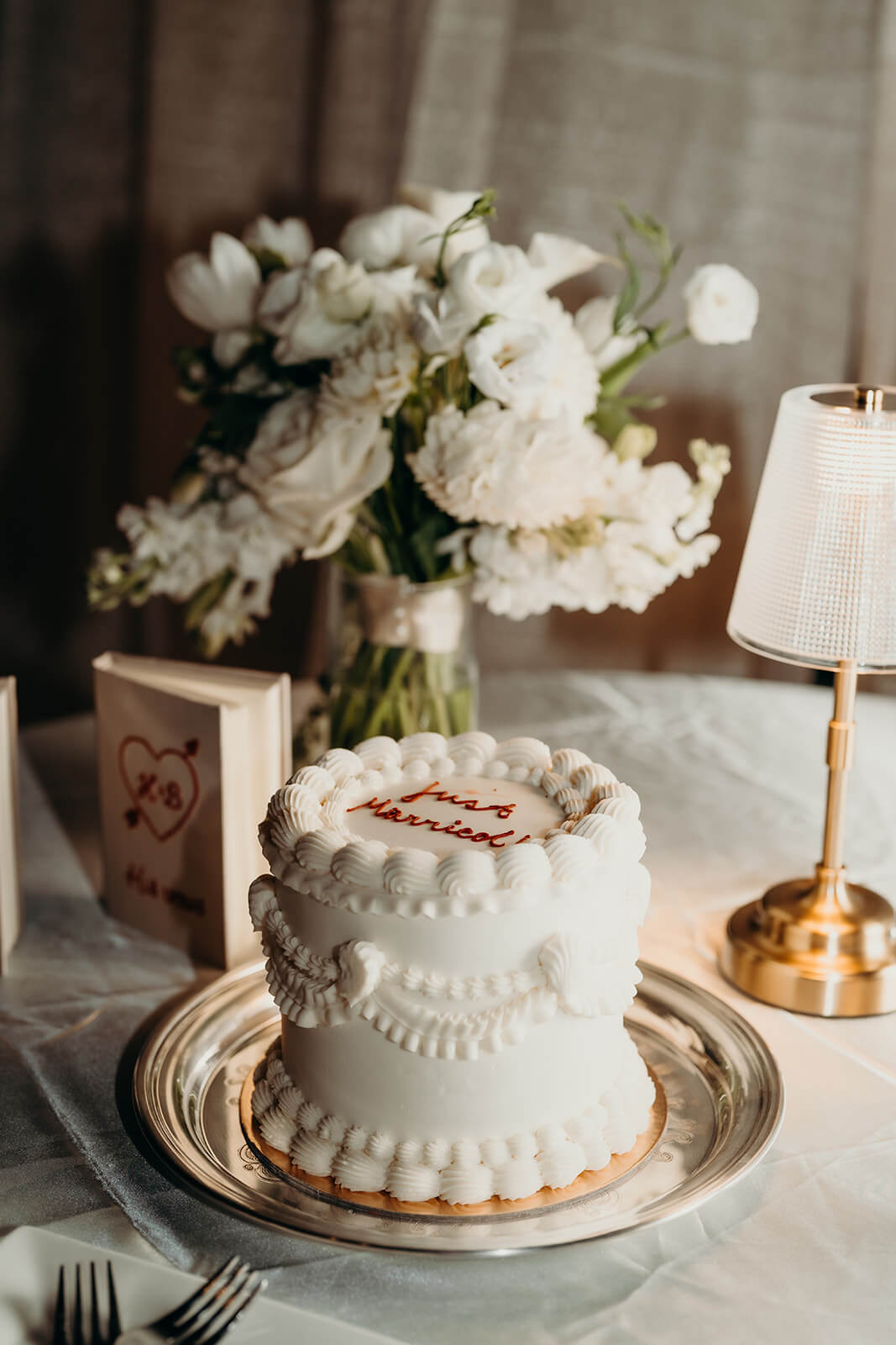 wedding detail photos of reception at Founders Hall Charlotte
