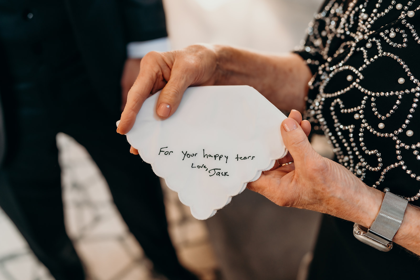 Groom getting ready at Loray Mill Event Hall