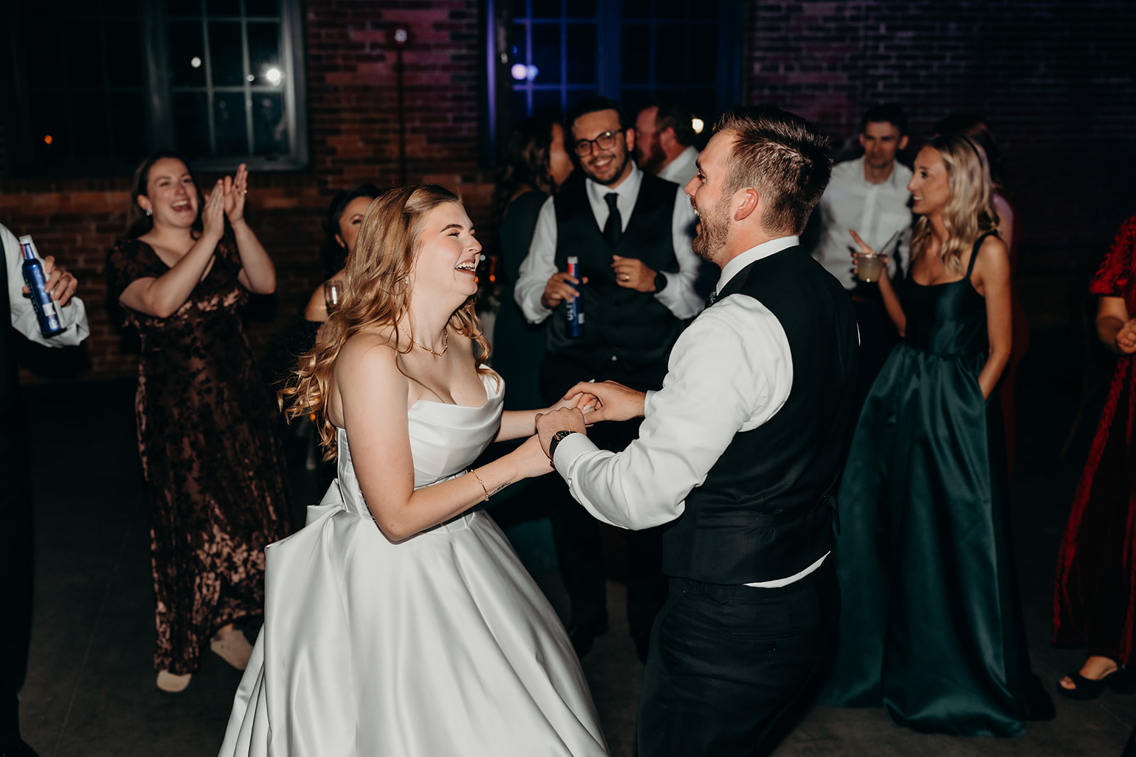 dance floor Loray Mill Event Hall