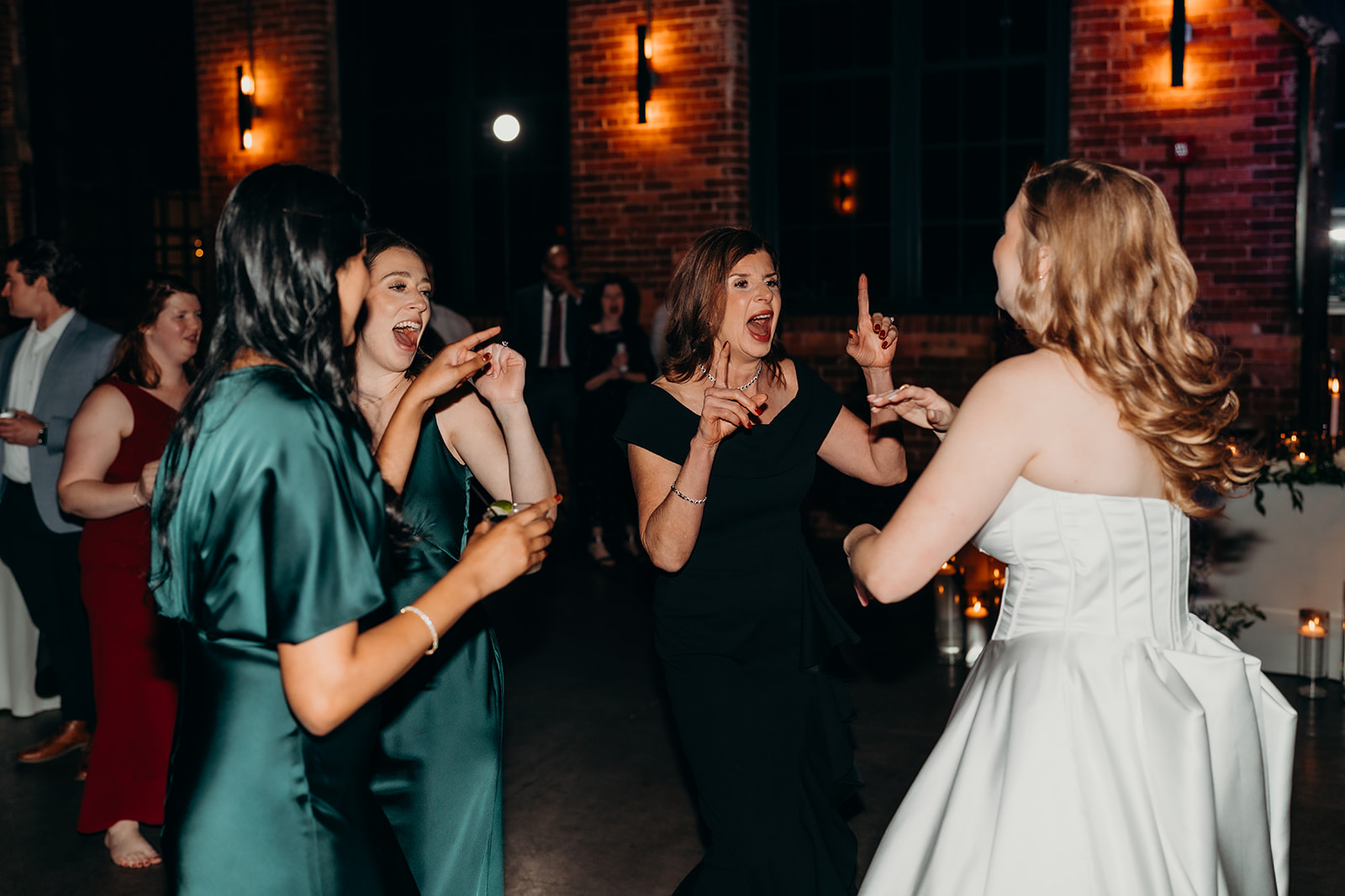 dance floor Loray Mill Event Hall