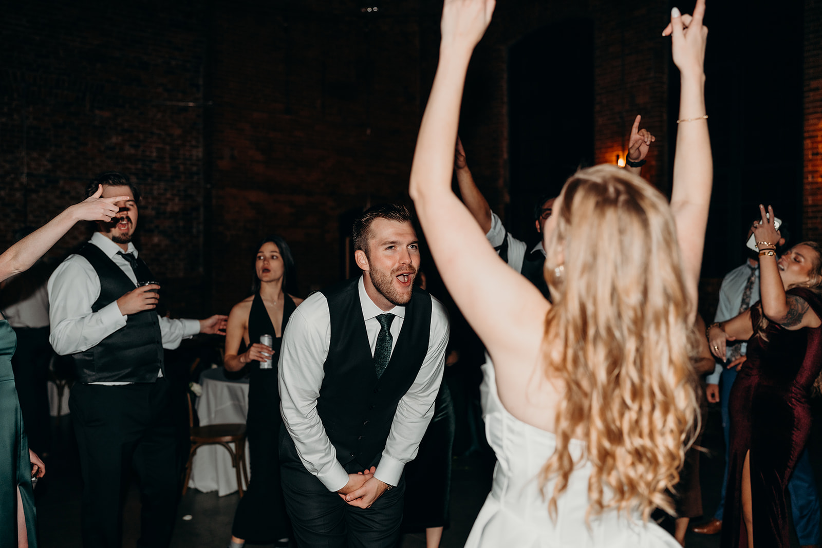 dance floor Loray Mill Event Hall
