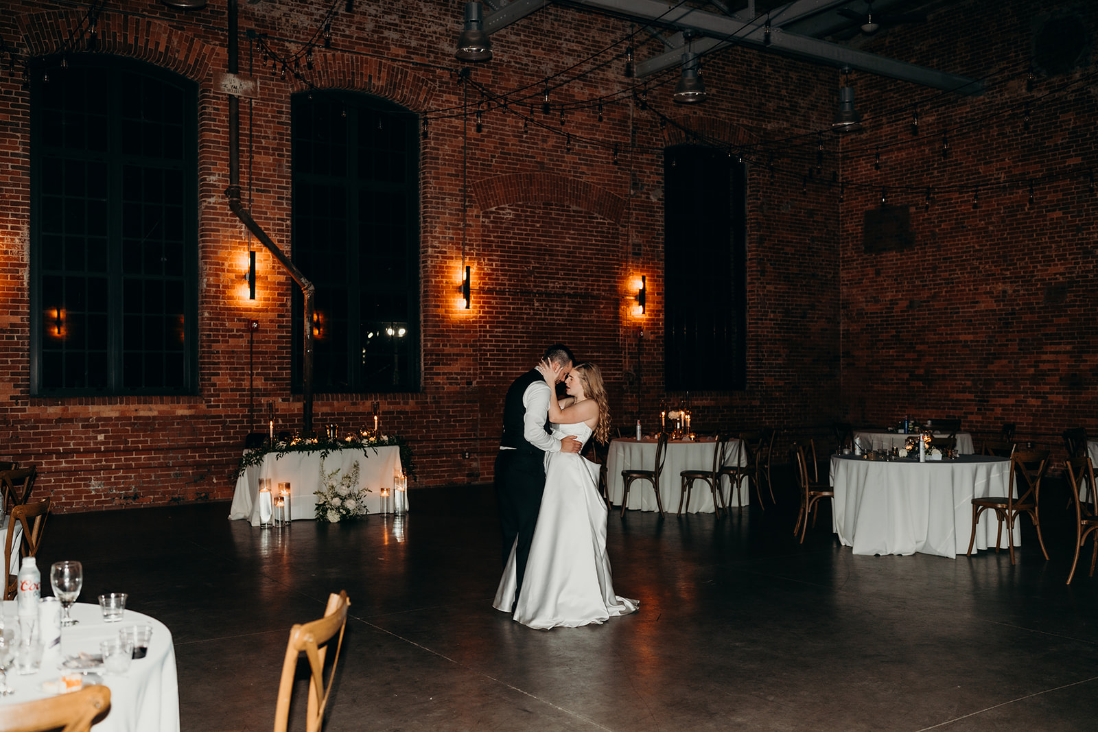 private last dance at Loray Mill Event Hall