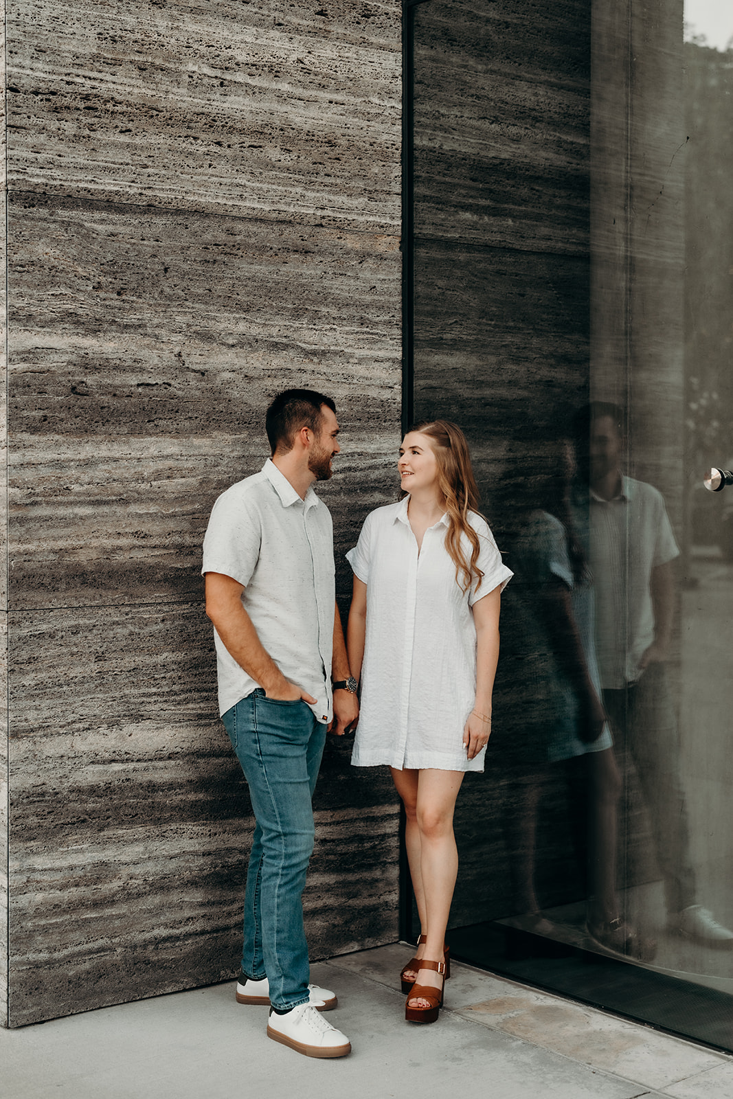 couple looking at each other