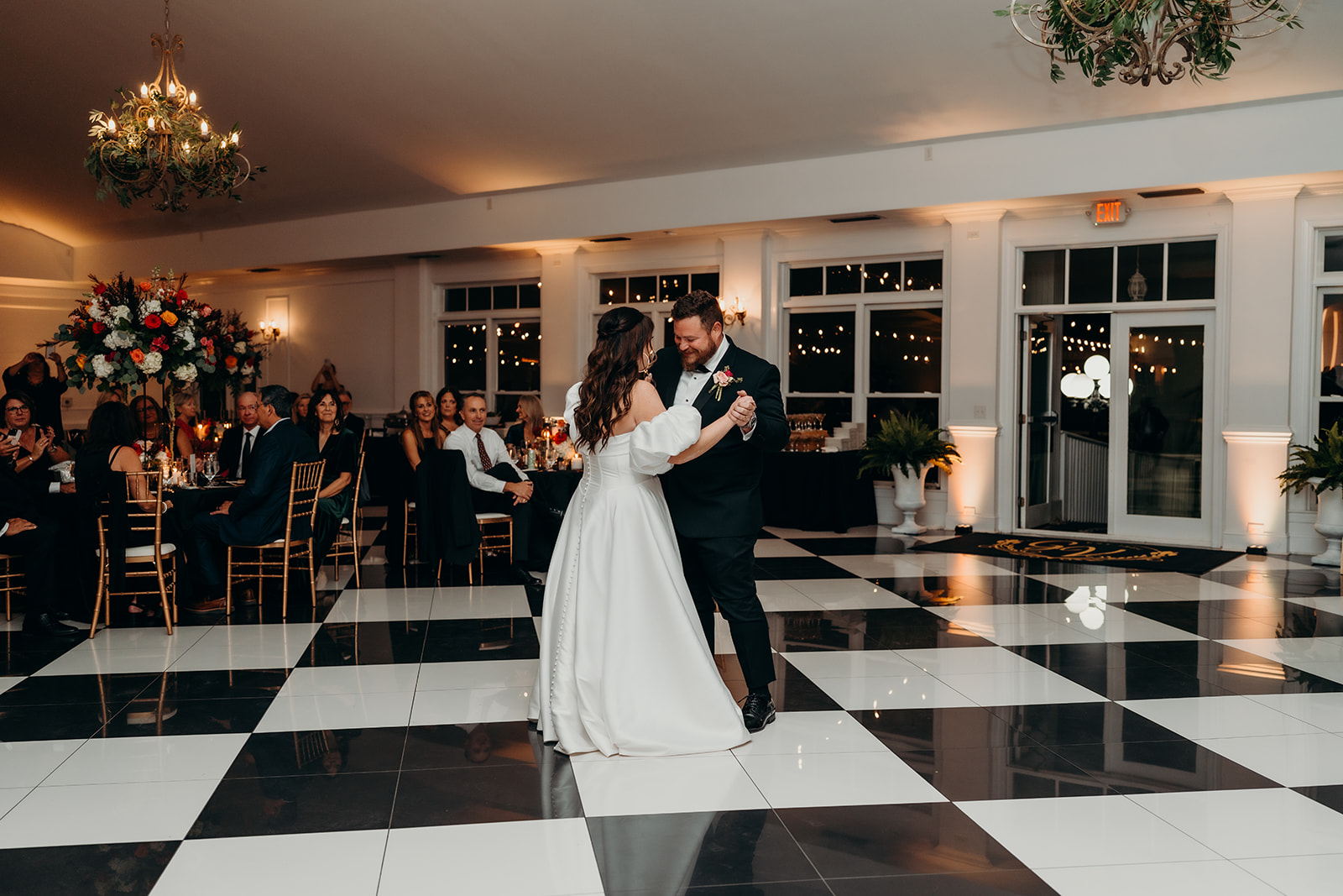 couple's first dance at the grande victorian